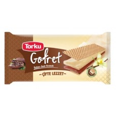 WAFER WITH COCOA&PLAIN CREAM 40G TORKU (TURKISH)